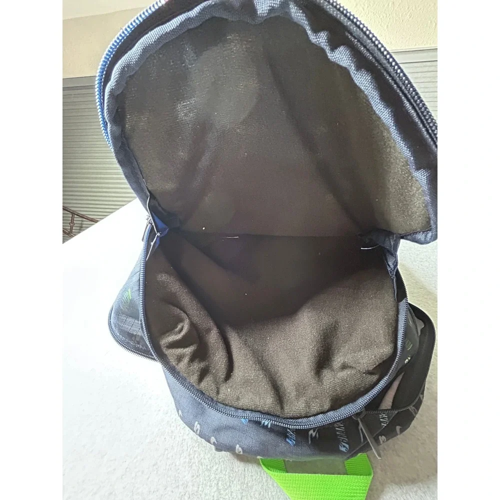 Nike Russell Wilson 3Brand Backpack Black Lime Green Blue